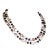 Long and Silvery Pearls and Black Onyx Necklace For Sale - Image 4 of 11