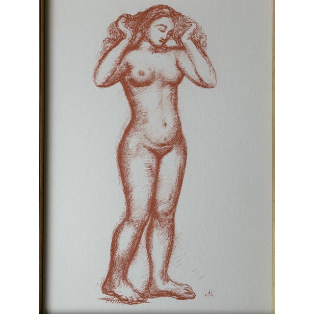 Printmaking Materials Mid 20th Century Suite of Twelve Aristide Maillol Lithographs For Sale - Image 7 of 10