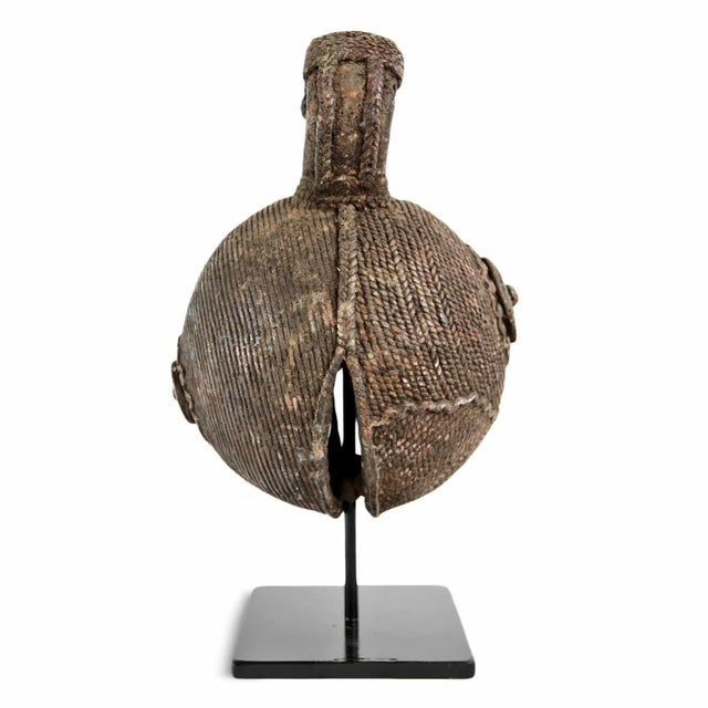 African Vintage Mid 20th Century Burkina Faso Currency Bell For Sale - Image 3 of 6