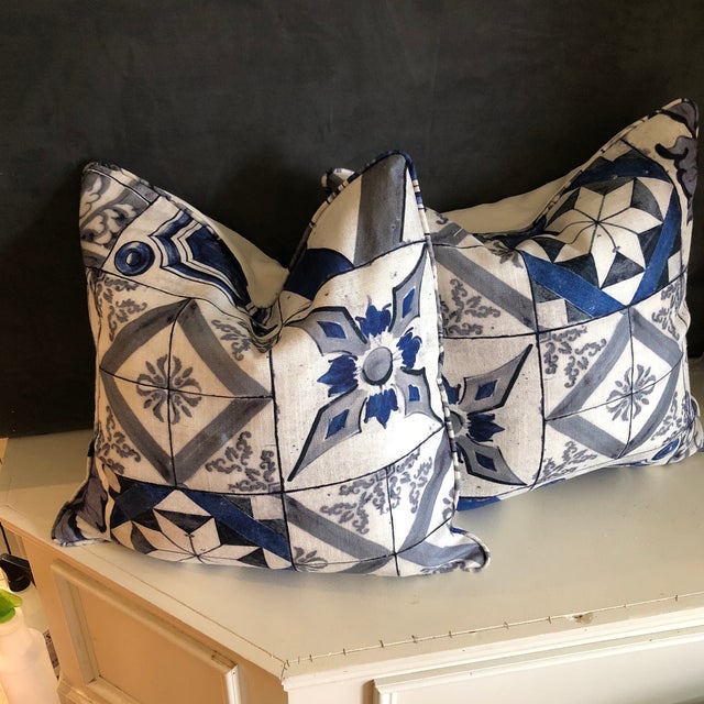 Modern Gaston Y Daniela S.A. MMXVI Pillows- A Pair For Sale - Image 9 of 9