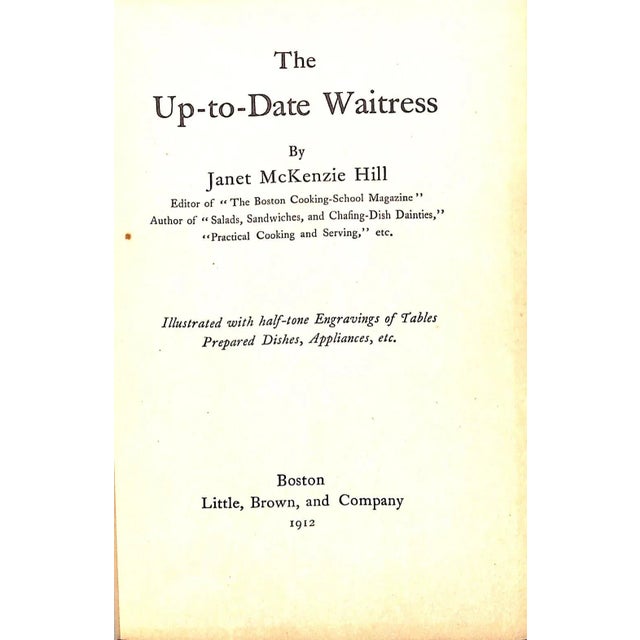 HILL, Janet McKenzie [148] pp. Little, Brown and Company 1912 8 3/4" x 5 1/4" "This book is intended as a guide to what...