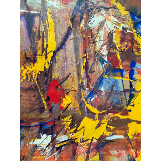 Daniel Raphaël, Komposition, 1950s, Oil on Panel, Framed For Sale - Image 13 of 17