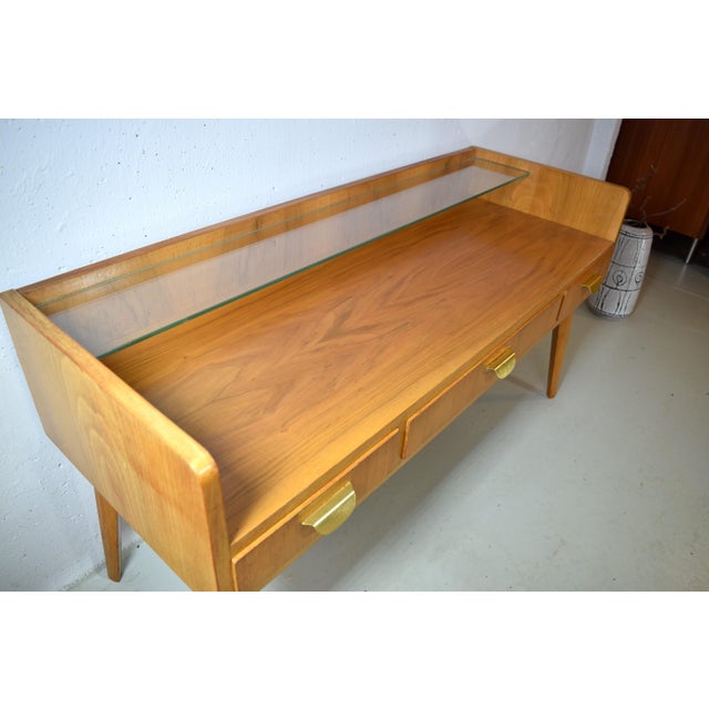 WK Möbel Chest of Drawers with Glass Shelf from WK Möbel, 1950s For Sale - Image 4 of 8