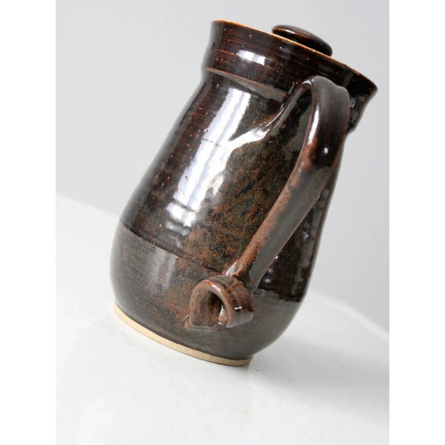 1970s Studio Pottery Pitcher For Sale - Image 6 of 11