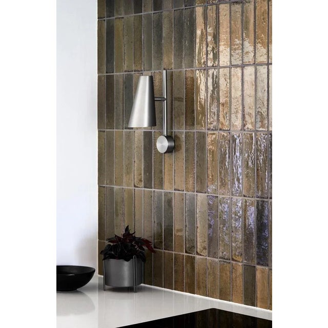 Satin Cono Wall Lamp by Benny Frandsen For Sale - Image 4 of 5