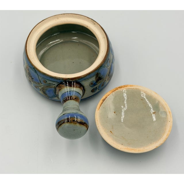 1960s Ken Edwards El Palomar Tonala Pottery 2pc Covered Casserole Serving Dish For Sale In Palm Springs - Image 6 of 7
