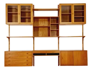 Danish Modern Modular Oak Shelving System by Hansen & Guldborg Mobler, Denmark, 1960s