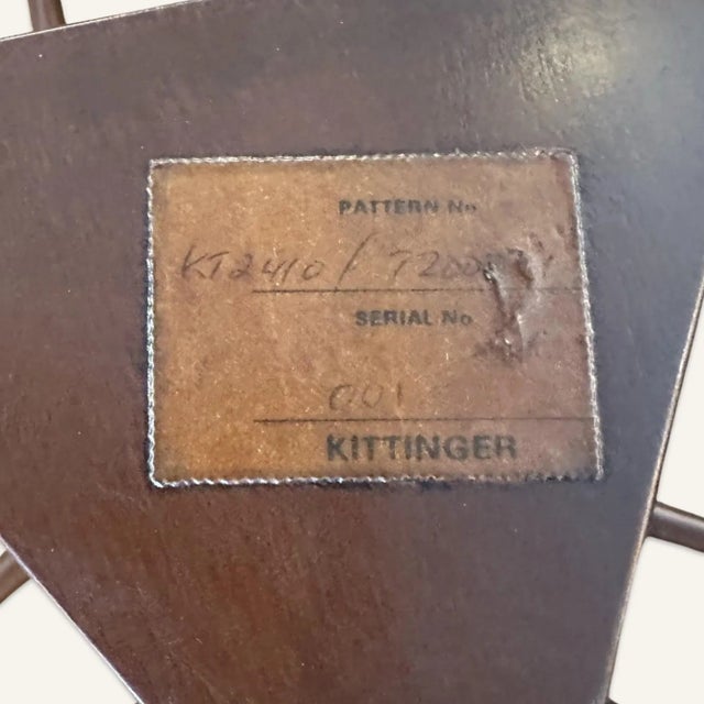 Brown 1960s Kittinger Removable Glass Top Mahogany Coffee Table For Sale - Image 8 of 8