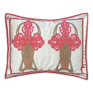 Machine Appliqued Pillow For Sale