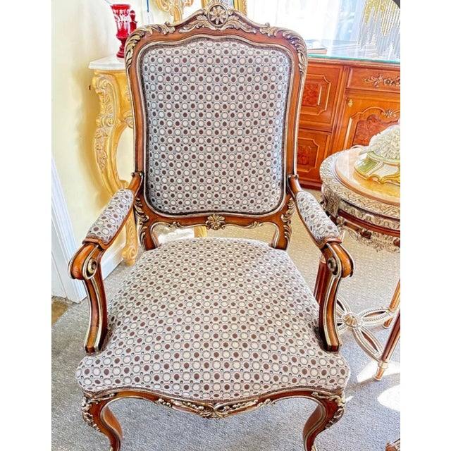 Set of Armchairs and Table by Asnaghi Interiors For Sale In Washington DC - Image 6 of 12