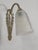 Metal Lorrain Daum & Hudry Pair of French Art Deco Floral Glass Wall Sconces - 1930s For Sale - Image 7 of 16