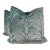 Anna French "Linden Velvet" in Teal 22" PIllows-A Pair For Sale