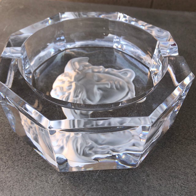 Versace Crystal Ashtray Chairish