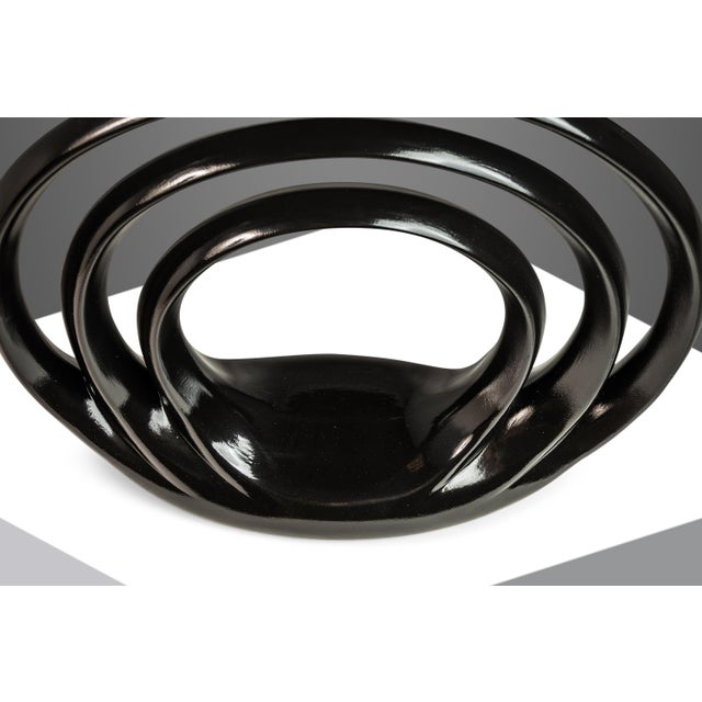 Ceramic Post Modern Art Deco Sculpture in Porcelain, Usa, C. 1980s For Sale - Image 7 of 11