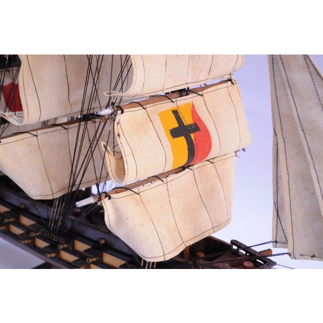 Large Model of the Fragata Espanola Ano 1780 Spanish War Ship For Sale In New York - Image 6 of 13