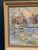 Mid-Century Modern Arvidsson, Waterfront Cityscape, 1950s, Oil Painting on Panel, Framed For Sale - Image 3 of 15