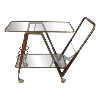 Mid-Century Modern Bar Cart by Cesare Lacca for Cassina, 1950s For Sale