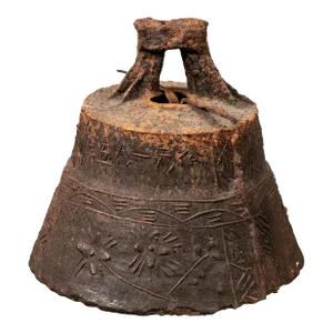 Antique Chinese Cast Iron Temple Bell