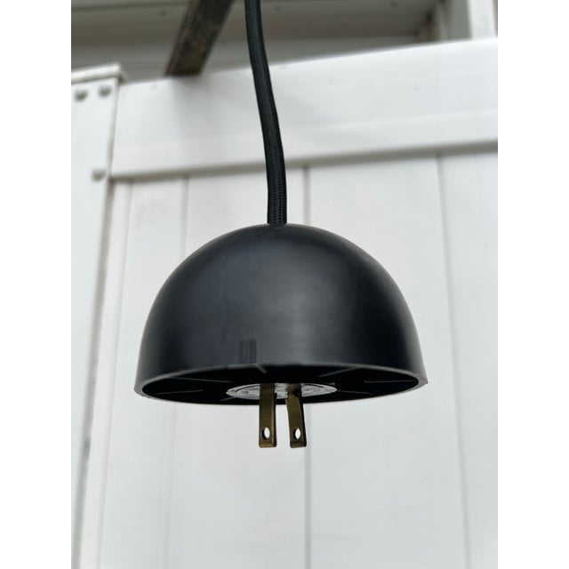 Plastic Postmodern Perforated Pendant Light in the Style of Ron Rezek or Mathieu Matégot For Sale - Image 7 of 10