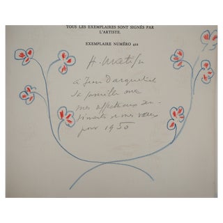 Henri Matisse, Flower Strands, 1950, Original Drawing For Sale