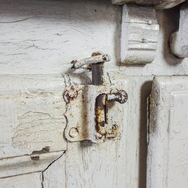 White Brocante Bakery Cabinet, 1900s For Sale - Image 9 of 15