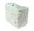 Kaiser Porcelain Fossil Relief Vase, White Bisque with Ammonites and Shells, Sculptural Pinched Form West Germany, Circa...