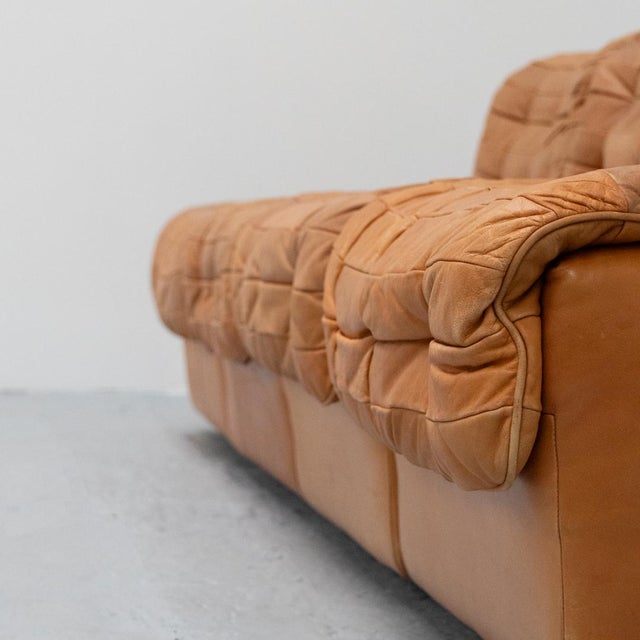 Brown DS-11 Patchwork Modular Sofa from de Sede, 1970s, Set of 4 For Sale - Image 8 of 18