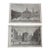Authentic Antique 18th C. Imperial Folio Architectural Facade & Landscape Copperplate Engravings - A Pair For Sale - Image 4 of 6