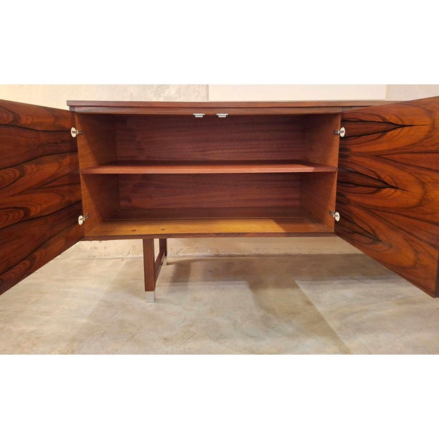 Wood Mid-Century Rosewood Sideboard by Kai Kristiansen, 1960s For Sale - Image 7 of 10
