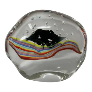 Venetian Mask Murano Glass Block