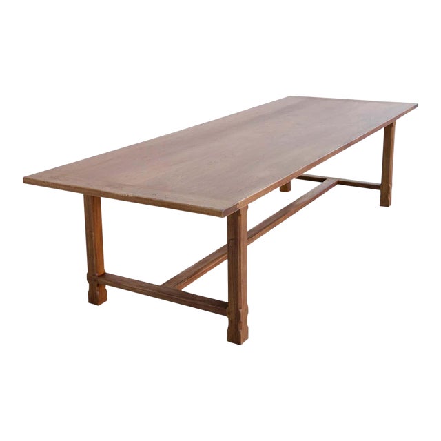 Walnut Farm Table by Petersen Antiques For Sale