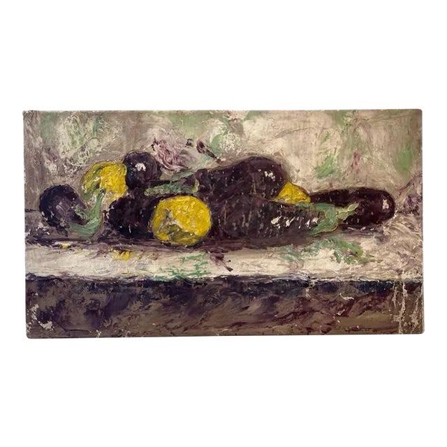 Early 20th Century French Still Life Oil Painting by Henri Dezire For Sale
