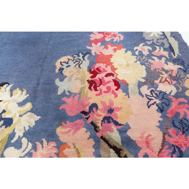 Vintage French Modernist Rug Size: 8'3" × 11'1" (251 × 337 cm) This exceptional vintage French Modernist rug from the...