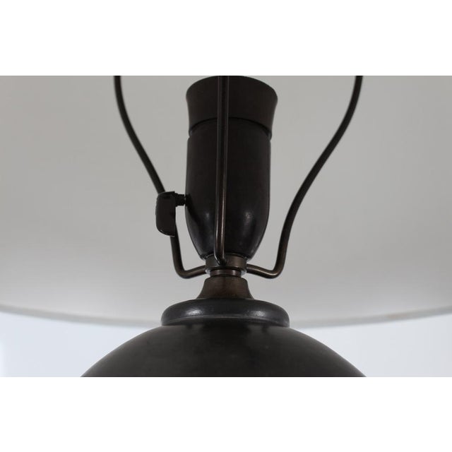 Danish Art Nouveau Table Lamp by L. Hjorth, 1890s For Sale - Image 4 of 17