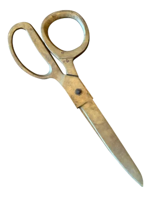 Mid 20th Century Oversized Bonze Advertising Store Display Scissors