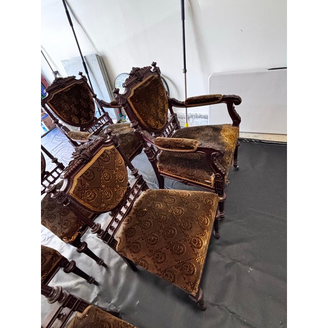 Late 19th Century Louis XIV Style Chairs For Sale - Image 9 of 12