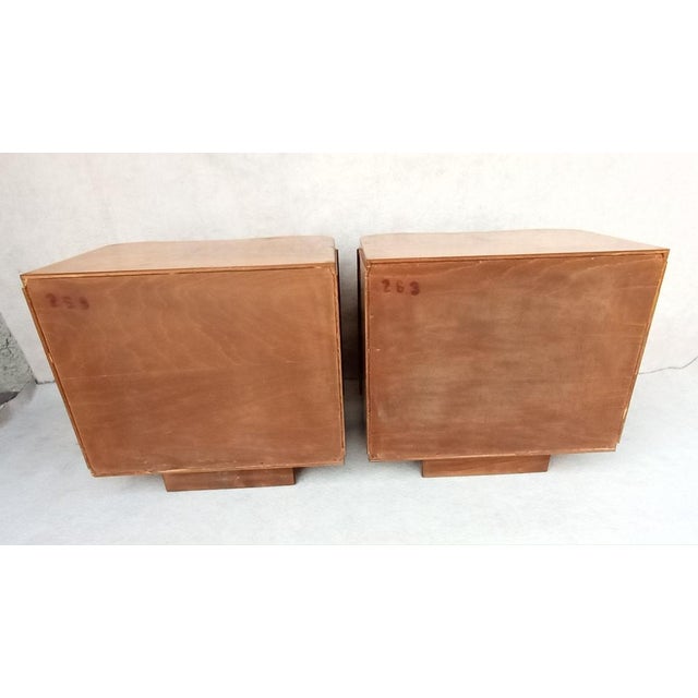 Bedside Tables by Jindrich Halabala for Up Závody, 1950s, Set of 2 For Sale - Image 14 of 18