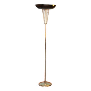 German Art Deco Floor Lamp, 1940s For Sale