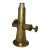 Rare Antique 19th Century German Engraved Brass Silver Signal Horn Trumpet For Sale