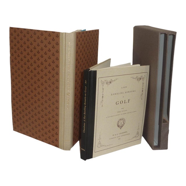 1983 Rules of the Thistle Golf Club and a Few Rambling Remarks on Golf: 2 Volumes For Sale