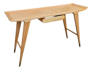 Writing Desk in Ash Wood by Gio Ponti , 1950s