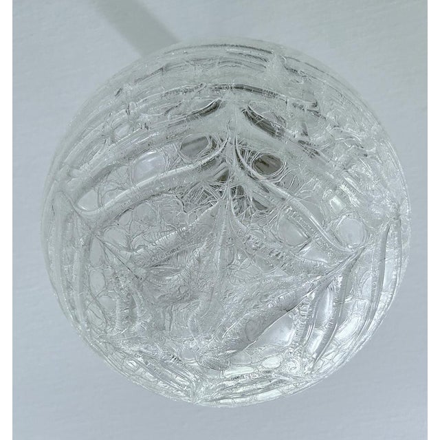 Large Murano Glass Pendant Light from Doria, 1950s For Sale - Image 10 of 16