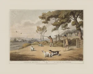 Partridge Shooting 1- Giclee Print From British Field Sports