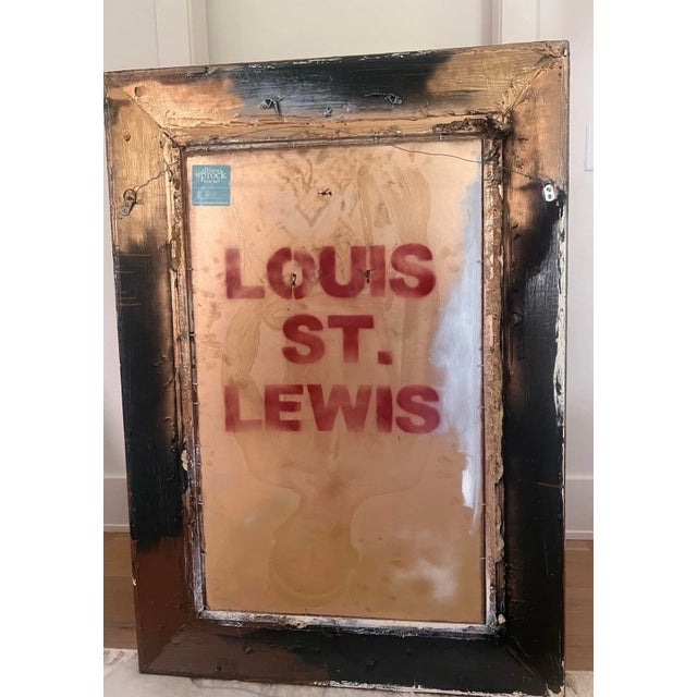 Metal Louis St. Lewis "George" Large Original Mixed Media 3d Crown Assemblage Signed For Sale - Image 7 of 11