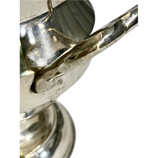 Mid 20th Century Vintage French Besserat De Bellefon Silver Plate Champagne Ice Bucket For Sale - Image 5 of 14