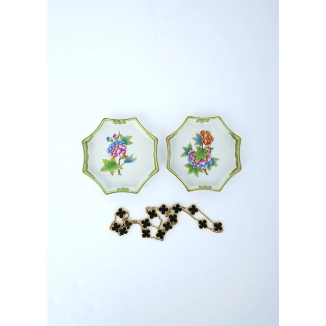 Light Green Herend Porcelain Jewelry Dish For Sale - Image 8 of 10