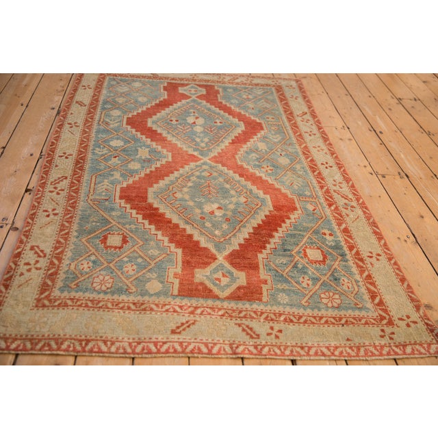 Vintage Distressed Karabagh Rug - 4'2" x 6'4" For Sale - Image 11 of 12