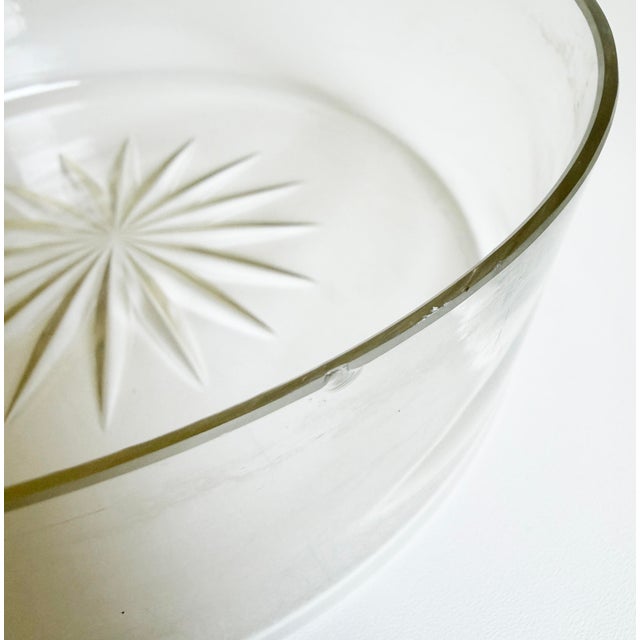 Austrian Art Deco Centerpiece Bowl, Brass & Crystal, 1920s For Sale - Image 12 of 14