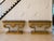 Antique Baroque Revival Italian Giltwood Console Tables with Breccia Marble Tops and Lion's Paw Supports, 1850s, Set of 2 For Sale - Image 15 of 15
