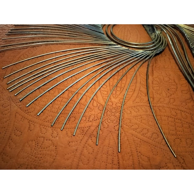 Large Curtis Jere Signed and Dated Metal Swan Sculpture, 1987 For Sale - Image 9 of 9